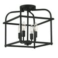 thumbnail image 1 of Trade Winds Lighting 4-Light Ceiling Light In Matte Black, 1 of 7