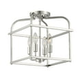 thumbnail image 1 of Trade Winds Lighting 4-Light Ceiling Light In Polished Nickel, 1 of 7