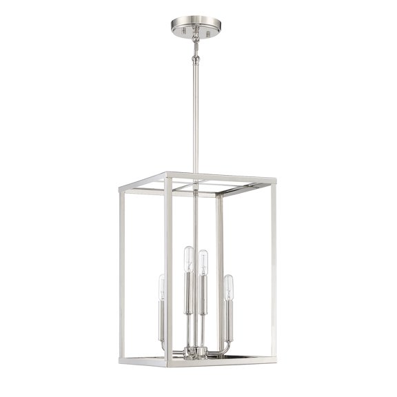 Trade Winds Lighting 4-Light Pendant Light In Polished Nickel