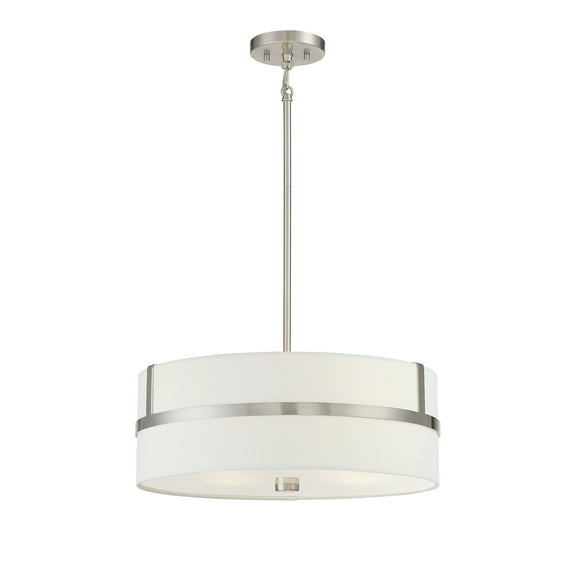 Trade Winds Lighting 4-Light Pendant Light In Satin Nickel
