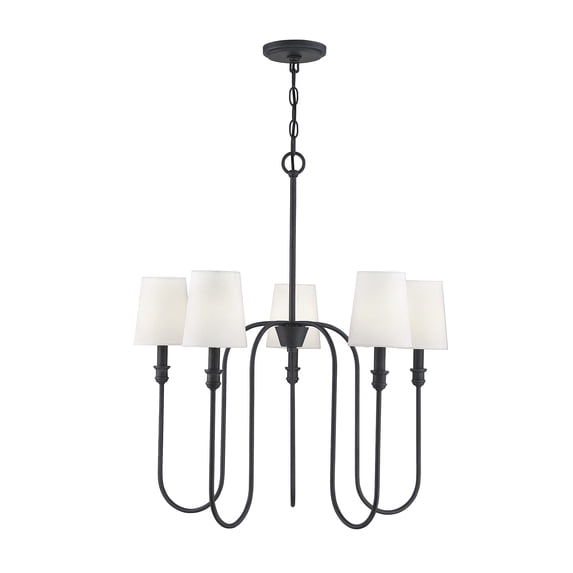 Trade Winds Lighting 5-Light Chandelier In Aged Iron