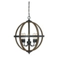 thumbnail image 1 of Trade Winds Lighting 5-Light Pendant Light In Wood, 1 of 6