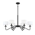thumbnail image 1 of Trade Winds Lighting 6-Light Chandelier In Matte Black, 1 of 7