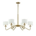 thumbnail image 1 of Trade Winds Lighting 6-Light Chandelier In Natural Brass, 1 of 7