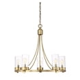 thumbnail image 1 of Trade Winds Ashland 5-Light Chandelier in Natural Brass, 1 of 6