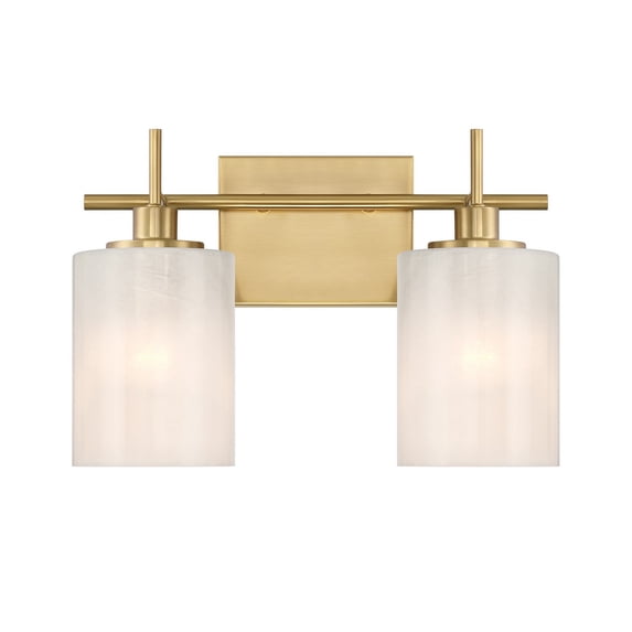 Bathroom Vanity Light in Natural Brass