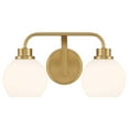 thumbnail image 1 of Bathroom Vanity Light in Natural Brass, 1 of 6