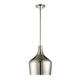 thumbnail image 1 of Trade Winds Lisa Metal Pendant Light in Polished Nickel, 1 of 3