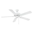 thumbnail image 1 of Trade Winds Lucas 52" Outdoor Ceiling Fan in White, 1 of 4