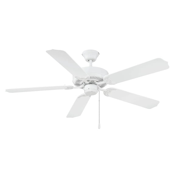 Trade Winds Lucas 52" Outdoor Ceiling Fan in White