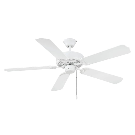 Trade Winds Lucas 52" Outdoor Ceiling Fan in White