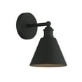 thumbnail image 1 of Trade Winds Marco 1-Light Wall Sconce in Matte Black, 1 of 5