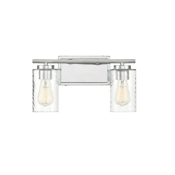 Trade Winds Raymond 2-Light Bathroom Vanity Light in Chrome