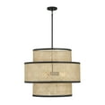 thumbnail image 1 of Trade Winds Remy 3-Light Pendant in Natural Cane with Matte Black, 1 of 5