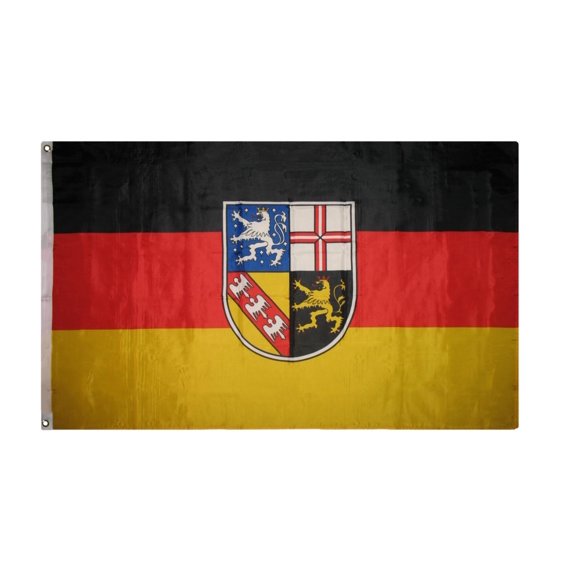 Trade Winds Saarland Flag 3x5 ft Germany German Federal State Coat of Arms Saarbrcken Saar