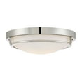 thumbnail image 1 of Trade Winds Slim 2-Light Flush Mount in Polished Nickel, 1 of 4