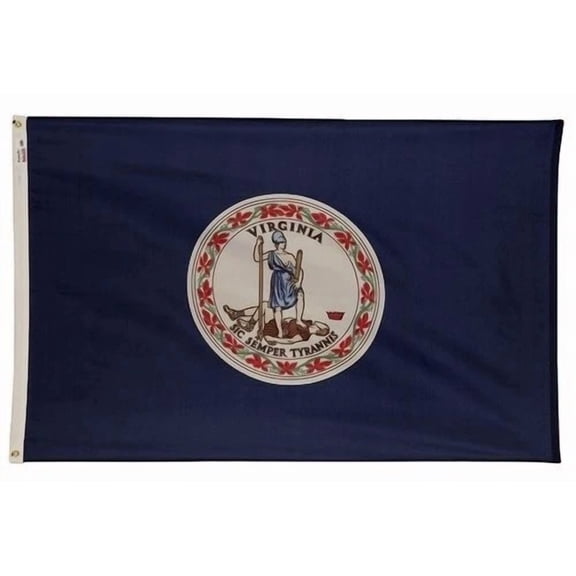 Trade Winds State of Virginia Flag 4x6 Foot Flag Banner (150 Denier) W/ GROMMETS
