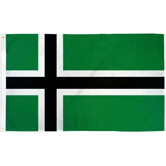 Trade Winds Vinland Flag 3x5 ft Vinnland Banner Nordic Cross Norse Vineland Green 100D