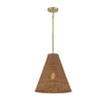 thumbnail image 1 of Trade Winds Zoe 1-Light Pendant in Natural Brass, 1 of 1