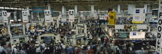 Trade show in a hall McCormick Place Chicago Cook County Illinois USA Canvas Art - Panoramic Images (36 x 12)