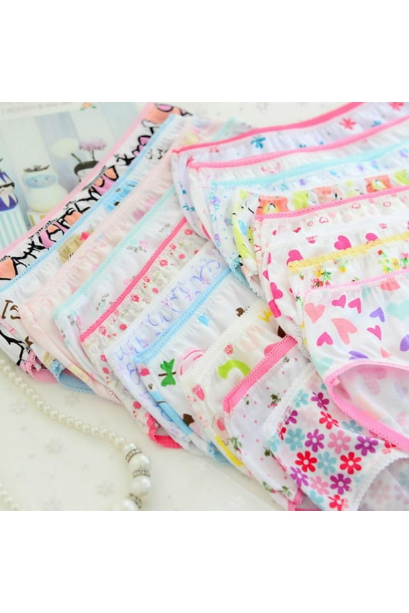 Toddler Girls Reusable Training Pants, Multicolor, 2-10T, 6 pc