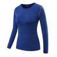 thumbnail image 1 of Tradecan Women's Compression Base Layer Tight Tops for Exercise Sports Runing Yoga, Quick Dry Breathable Long Sleeve T-Shirts, 1 of 2