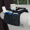 thumbnail image 1 of Trademark Northwest 6 Pocket Arm Rest Organizer with Table-Top, Black, 1 of 4