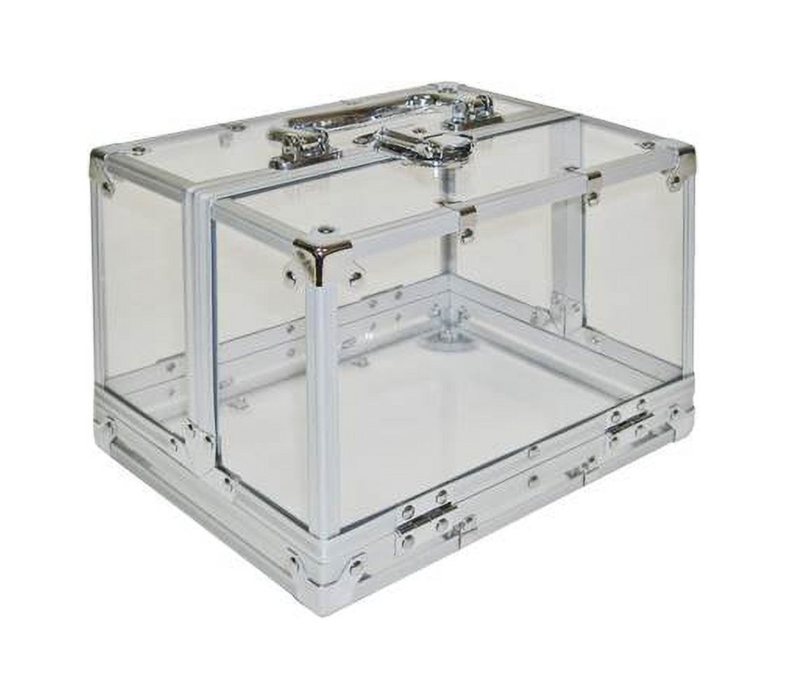 Trademark 600-Piece Clear Acrylic Case - Holds 6 Chip Trays Poker Chip Case (Clear) - image 1 of 3
