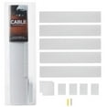 thumbnail image 1 of Trademark 83-SCCC1004 5 Channels TV Cable Concealer II Cord Cover Raceway Kit, 1 of 1