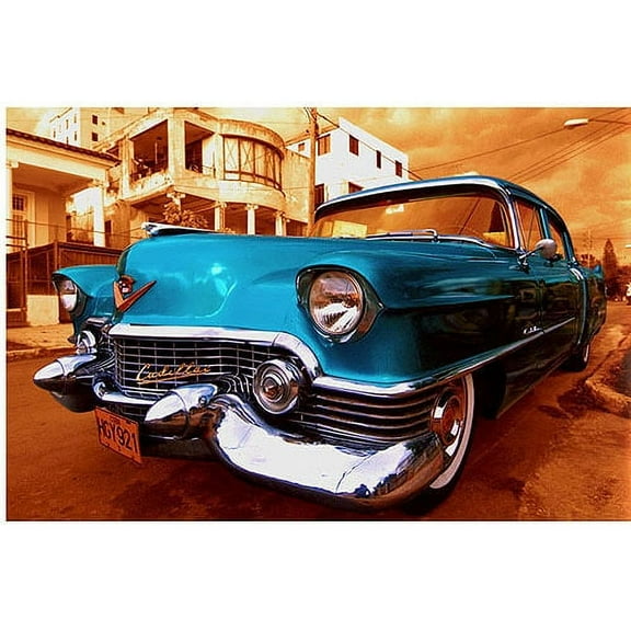Trademark Art "1955 Cadillac Coupe de Ville Sedan" Canvas Art