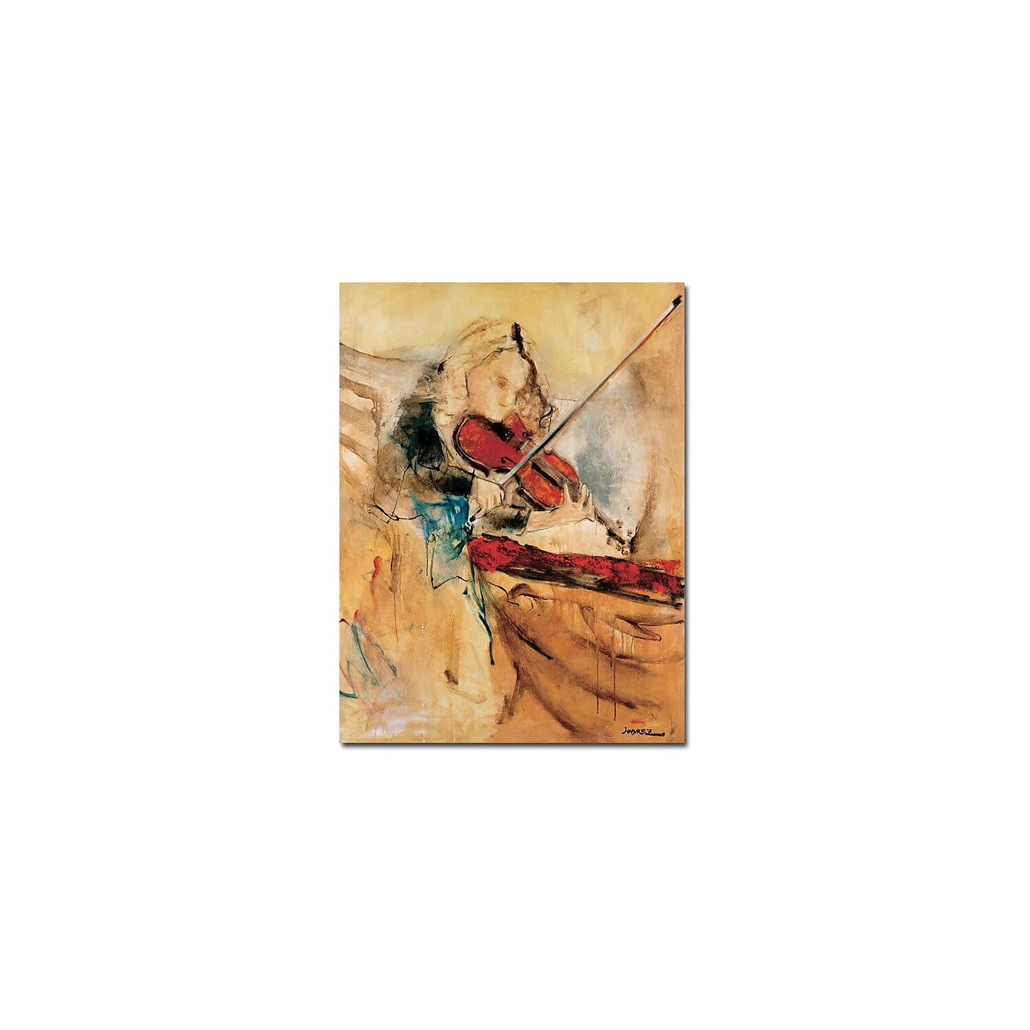 Trademark Art "Amazing Touch" Canvas Art by Joarez