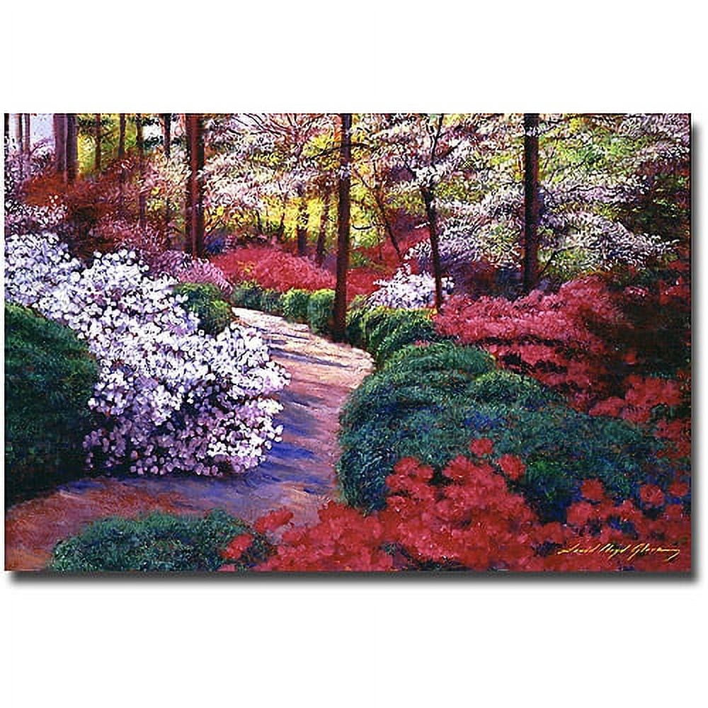 Trademark Art "April Beauties" Canvas Wall Art by David Lloyd Glover