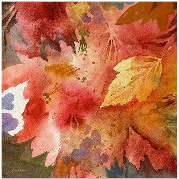 Trademark Art "Autumn's Shadows" Canvas Art by Sheila Golden