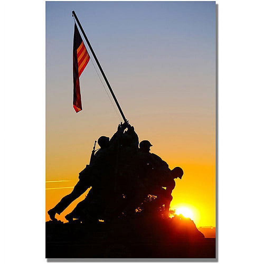 Trademark Art "Believe in America" Canvas Wall Art by CATeyes