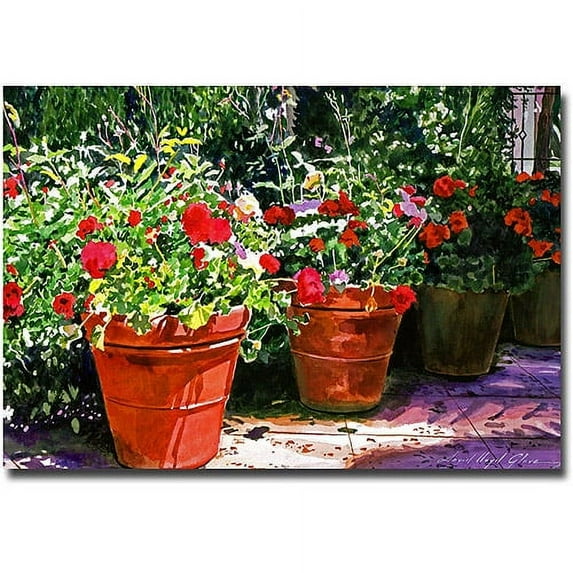 Trademark Art "Beverly Hills Terra Cotta" Canvas Wall Art by David Lloyd Glover