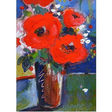 Trademark Art "Bouquet II" Canvas Art by Sheila Golden