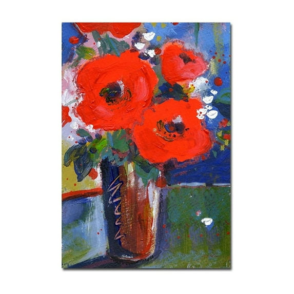 Trademark Art "Bouquet II" Canvas Art by Sheila Golden