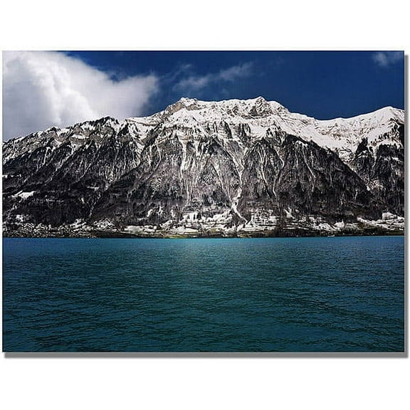 Trademark Art "Brienz Lake Switzerland" Canvas Wall Art by Philippe Sainte-Laudy