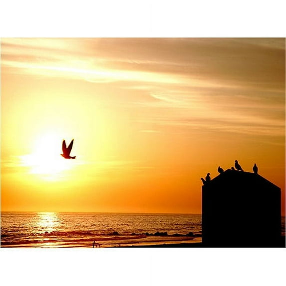 Trademark Art "By the Sea" Canvas Art by Yale Gurney