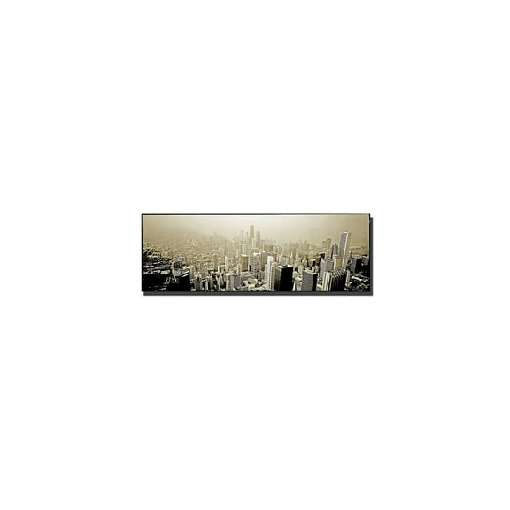 Trademark Art "Chicago Skyline" Canvas Art by Preston