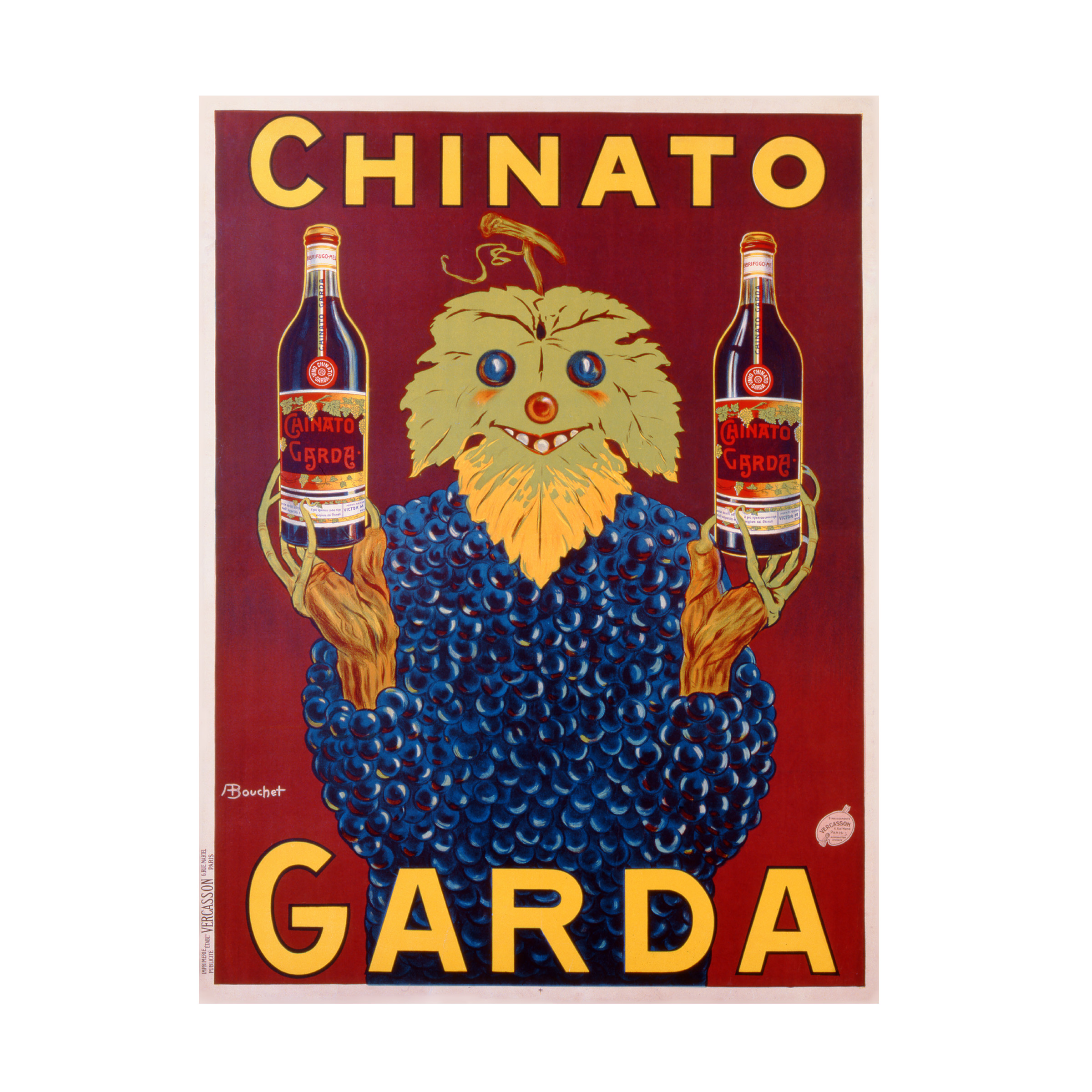 Trademark Art "Chinato Garda, 1925" Canvas Wall Art by Bouchet