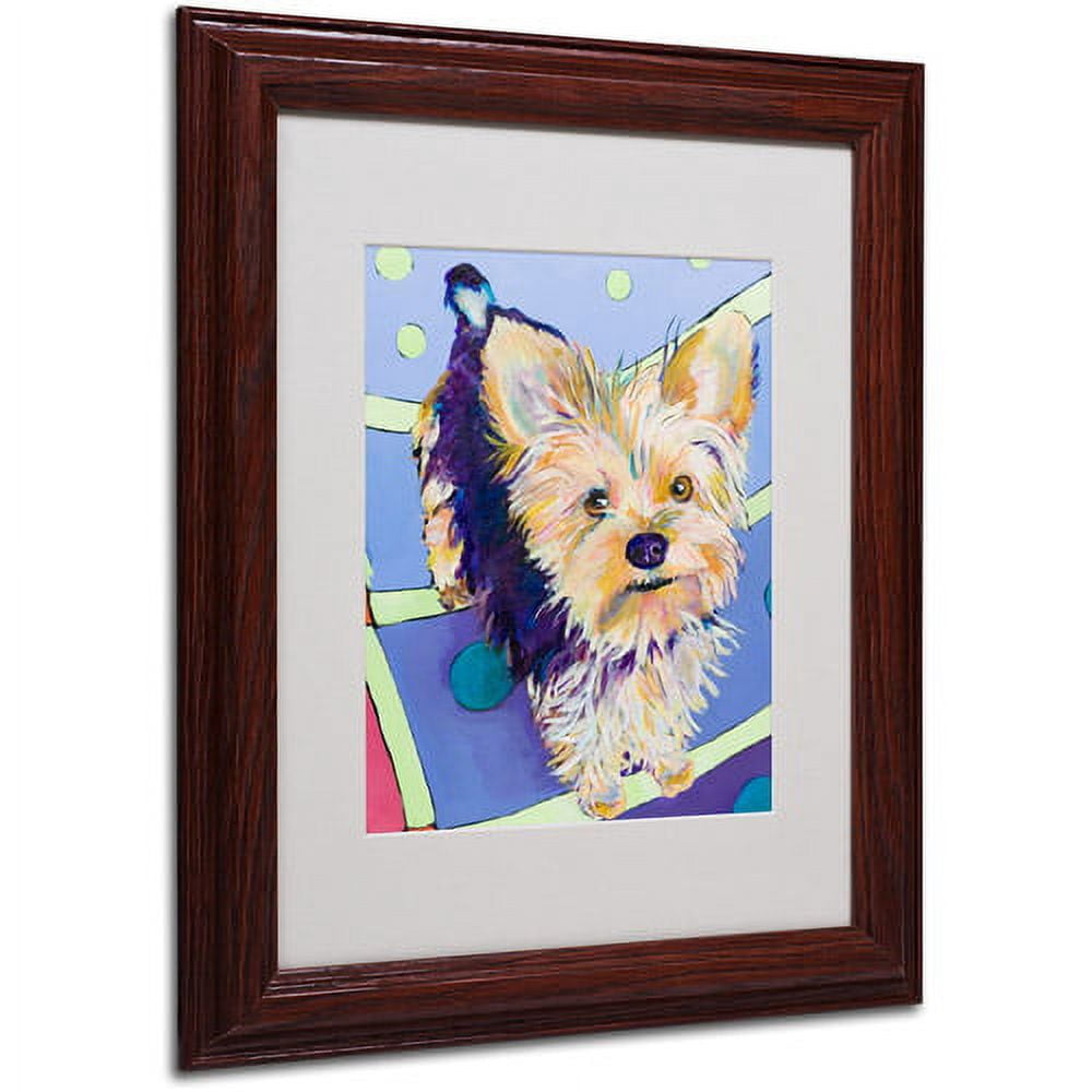 Trademark Art 'Claire' Framed Matted Art by Pat Saunders-White