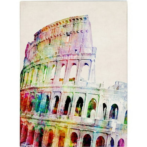 Trademark Art 'Colosseum' Canvas Art by Michael Tompsett