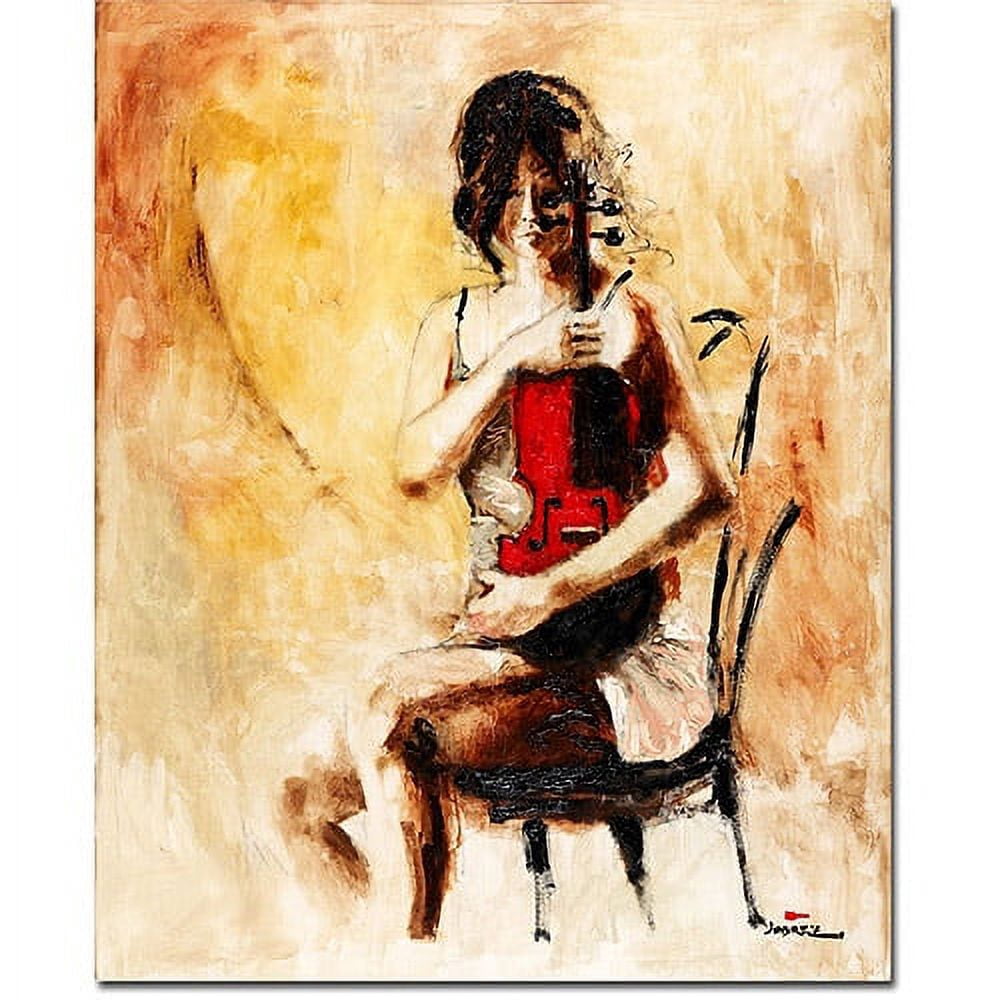 Trademark Art "Divine Melody" Canvas Art by Joarez
