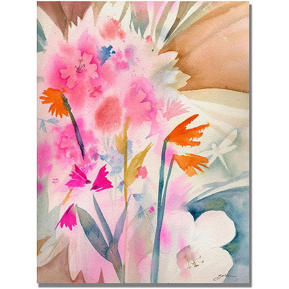 Trademark Art "Dragonfly III" Canvas Wall Art by Shelia Golden