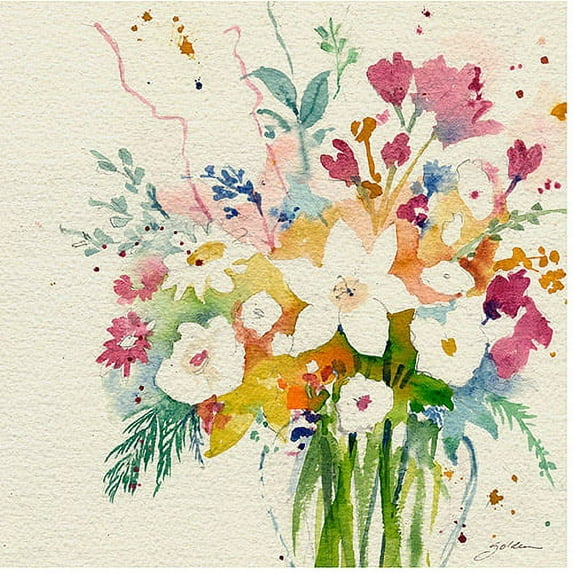 Trademark Art "Dream Bouquet" Canvas Art by Sheila Golden