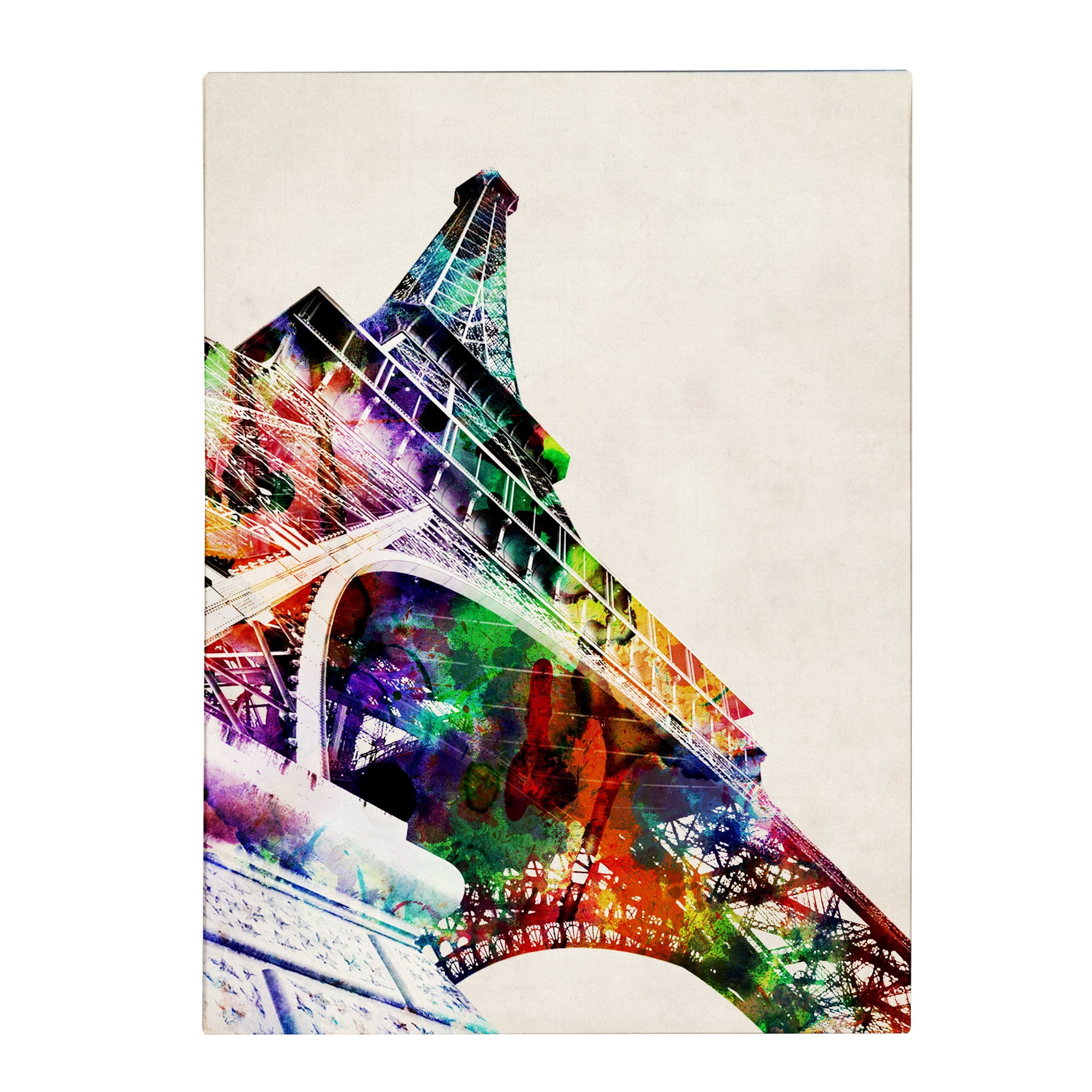 Trademark Art 'Eiffel Tower' Canvas Art by Michael Tompsett