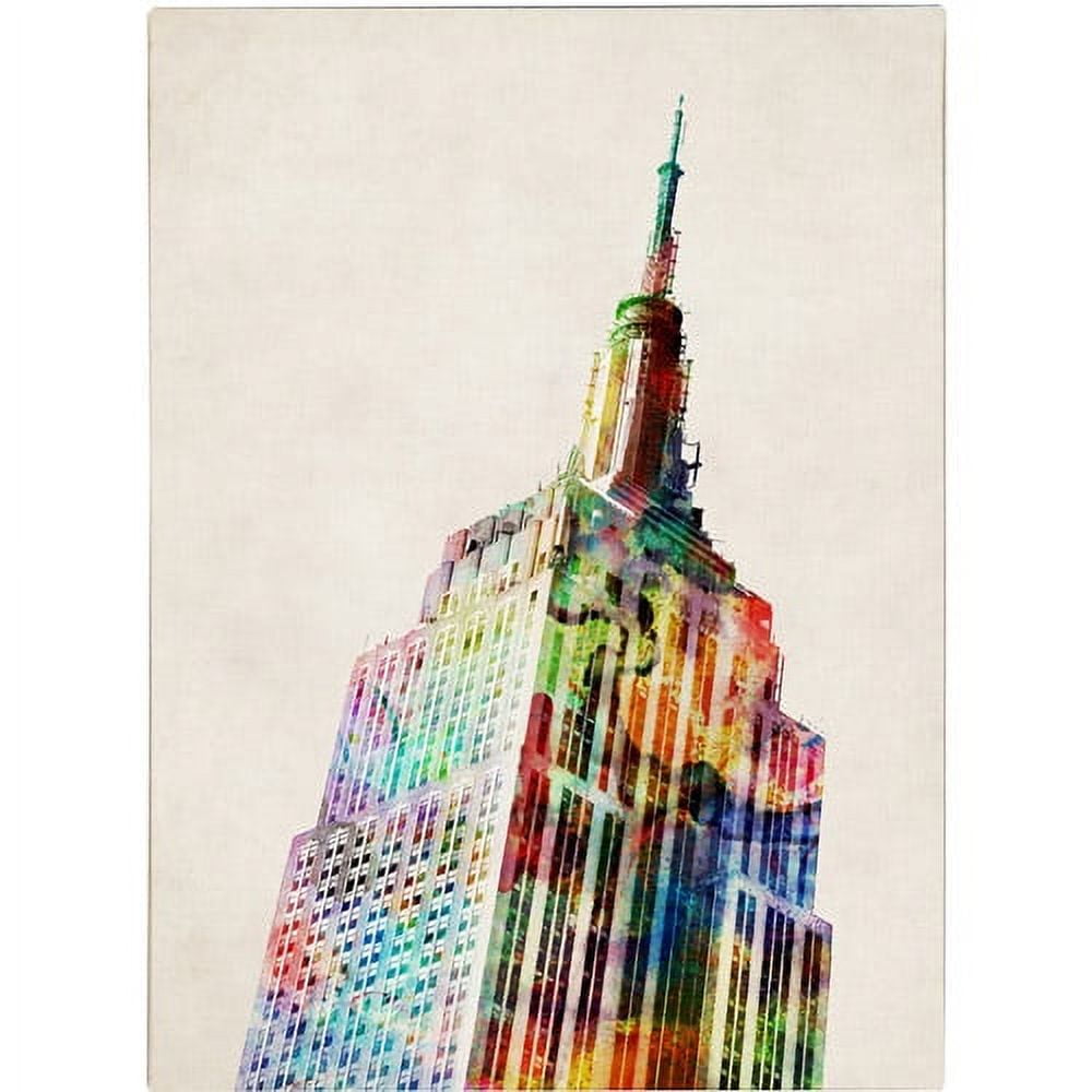 Trademark Art 'Empire State' Canvas Art by Michael Tompsett