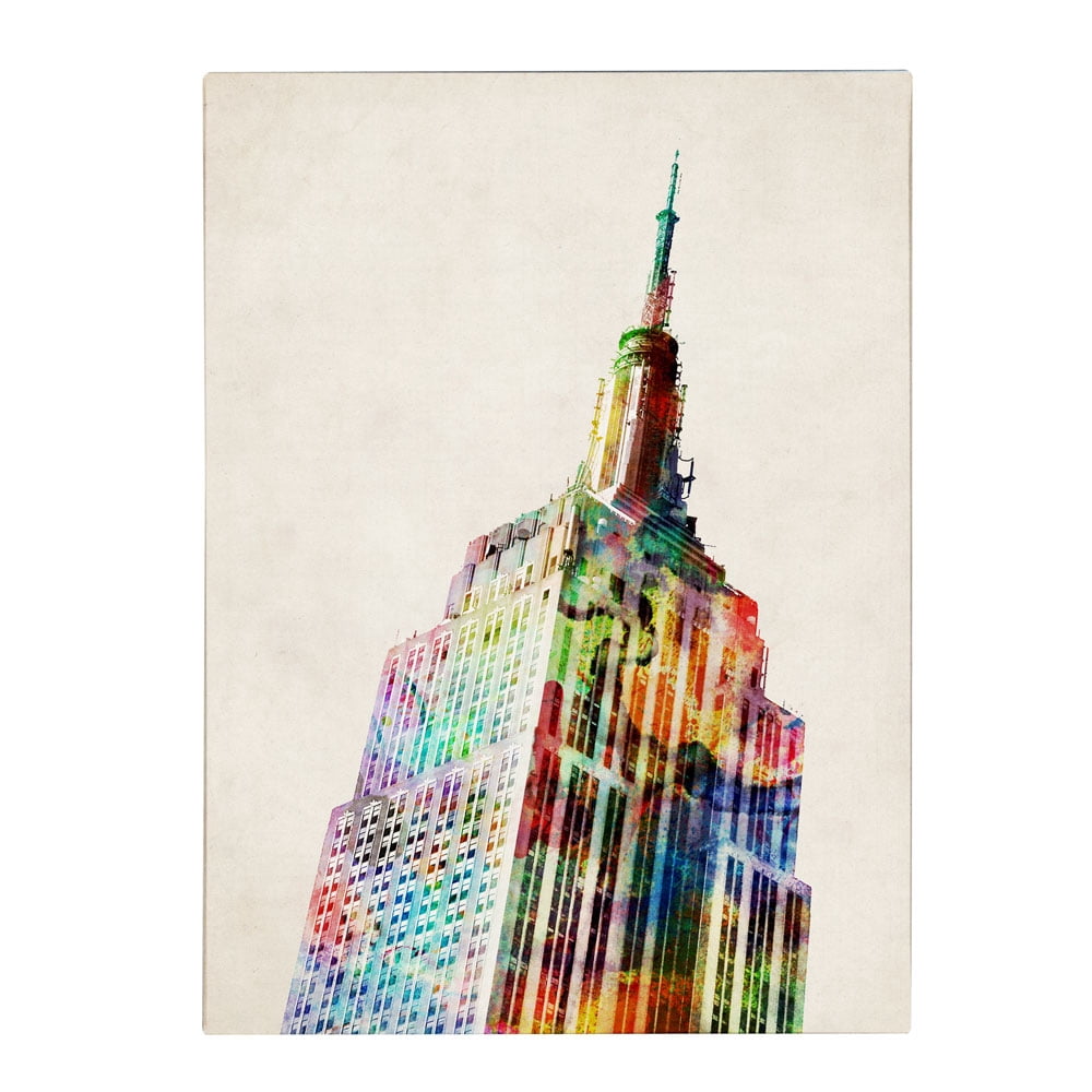 Trademark Art 'Empire State' Canvas Art by Michael Tompsett
