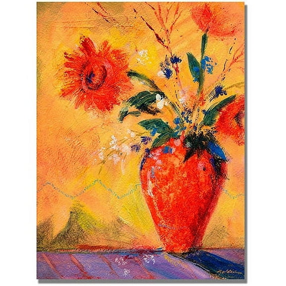 Trademark Art "Fiesta Bouqet" Canvas Art by Shelia Golden